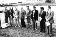 Foto zur Sportplatzeroeffnung 1981